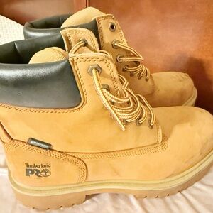 Timberland PRO Tan and Black Work Boots